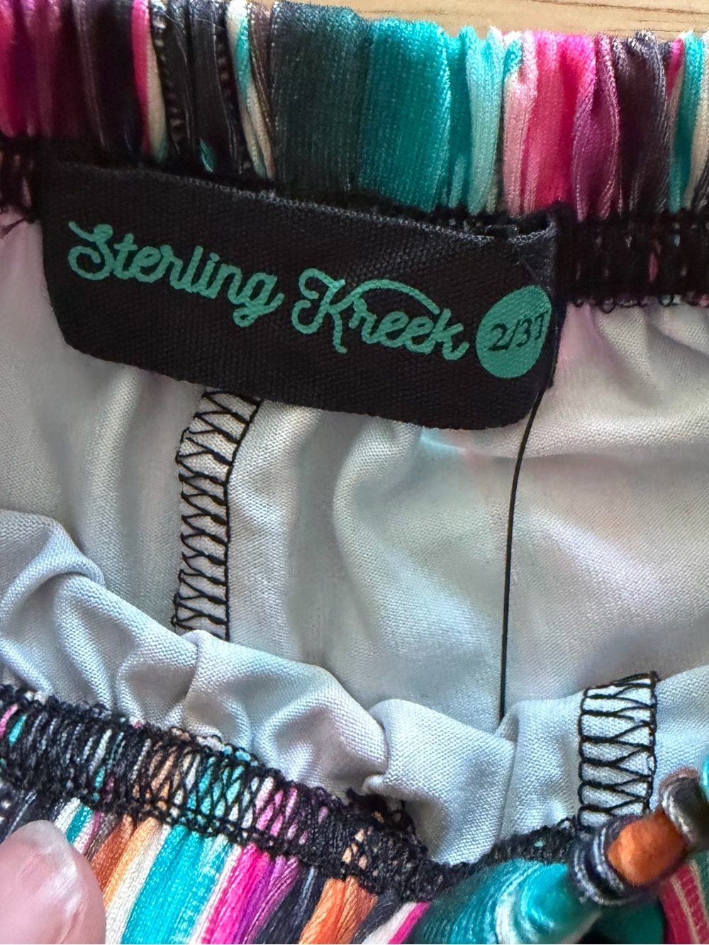 Sterling Kreek Girl's Color Me Serape Shorts - Picture 2 of 4